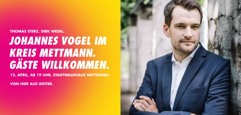 Johannes Vogel kommt